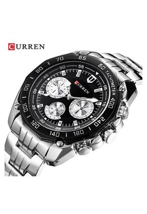 Reloj Para Hombre Curren 8077Slbk Plateado