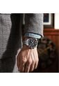 Reloj Curren 8427 Cronógrafo Tablero Negro - Plata de Curren