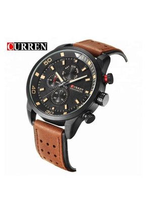 Reloj Para Hombre Curren 8250 8250Cfbk Marr\u00f3n