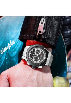 Reloj Curren 8464 Cronógrafo - Gris