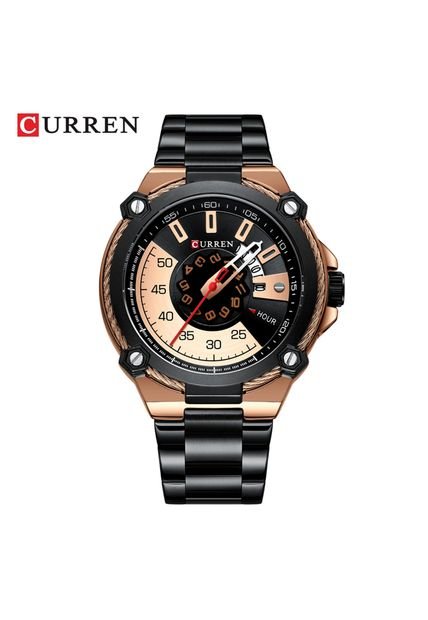 Reloj Para Hombre Curren 8345Bkrg Negro