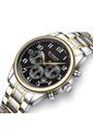 Reloj Curren 8466 Cronógrafo Tablero Negro - Bicolor de Curren