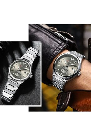 Reloj Curren 8471 Clasico Tablero Gris - Plata