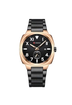 Reloj Curren 8472 Clasico Marco Dorado - Negro