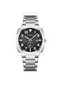 Reloj Curren 8472 Clasico Tablero Negro - Plata de Curren