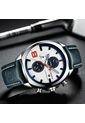 Reloj Hombre Curren Original 8324 Cronógrafo - Azul de Curren