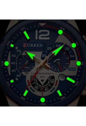 Reloj Curren 8395 Cronógrafo - Azul