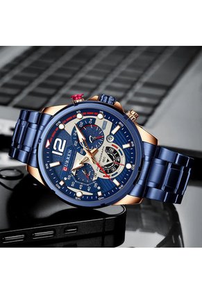 Reloj Curren 8395 Cronógrafo - Azul