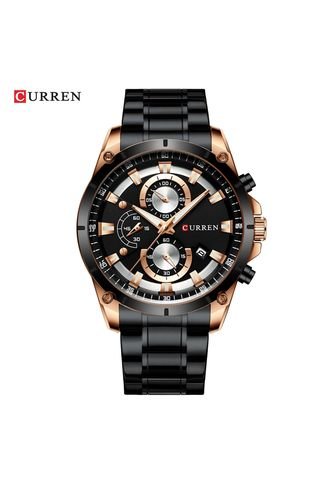 Reloj Para Hombre Curren Krec8001 Negro Curren
