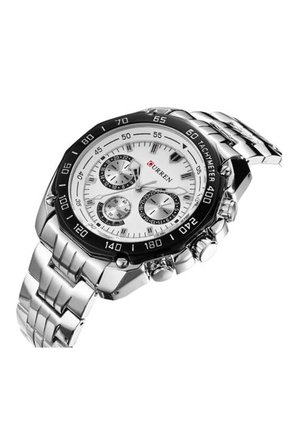 Reloj Para Hombre Curren Krea351902 Plateado