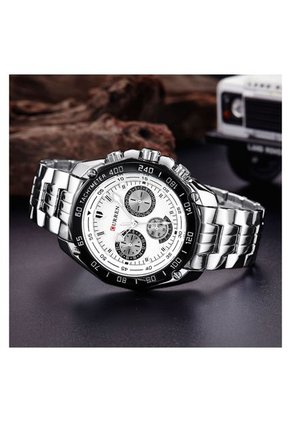 Reloj Para Hombre Curren Krea351902 Plateado
