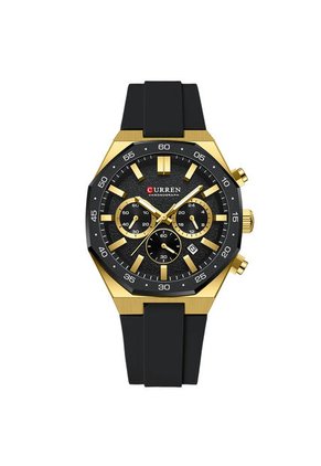 Reloj Curren 8489 Cronógrafo Marco Dorado - Negro
