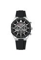Reloj Curren 8489 Cronógrafo Marco Plateado - Negro de Curren
