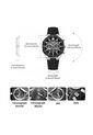 Reloj Curren 8489 Cronógrafo Marco Plateado - Negro de Curren