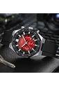 Reloj Curren 8489 Cronógrafo Tablero Rojo - Negro de Curren