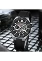 Reloj Curren 8489 Cronógrafo Marco Plateado - Negro de Curren