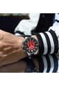 Reloj Curren 8489 Cronógrafo Tablero Rojo - Negro de Curren
