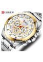 Reloj Para Hombre Curren Krec941902 Plateado de Curren
