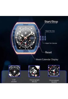 Reloj Curren Modelo Kred8701 Azul Hombre