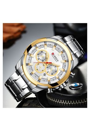 Reloj Para Hombre Curren Krec941902 Plateado