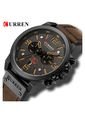 Reloj Para Hombre Curren Krec160128 Marrón de Curren