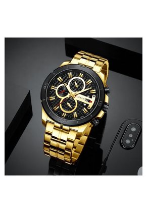 Reloj Para Hombre Curren Krec6018 Dorado