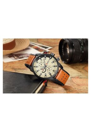 Reloj Para Hombre Curren Kreb110111 Marr\u00f3n