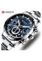 Reloj Para Hombre Curren Krec761903 Plateado de Curren