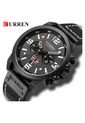Reloj Para Hombre Curren Krec1601 Negro de Curren