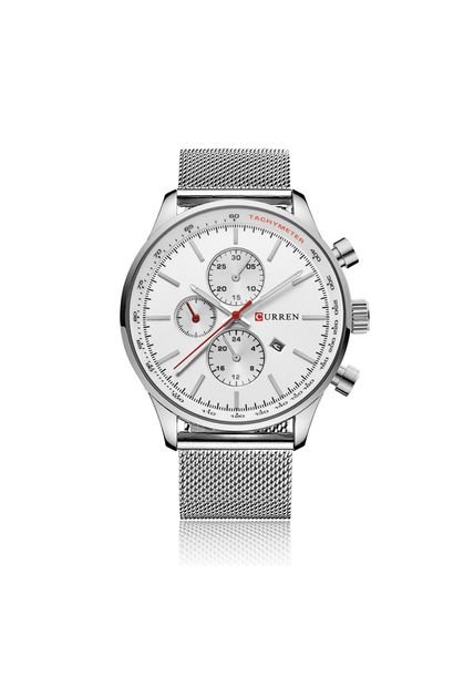 Reloj Para Hombre Curren Krea78190219Ga Plateado