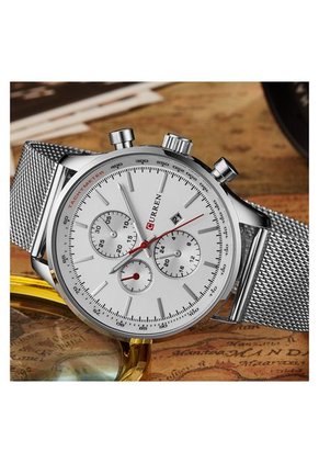 Reloj Para Hombre Curren Krea78190219Ga Plateado