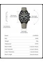 Reloj Curren 8489 Cronógrafo Tablero Negro - Gris de Curren