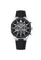 Reloj Curren 8489 Cronógrafo Marco Plateado - Negro de Curren