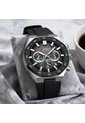 Reloj Curren 8489 Cronógrafo Marco Plateado - Negro de Curren