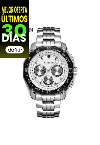 Reloj Para Hombre Curren Krea351902 Plateado Curren