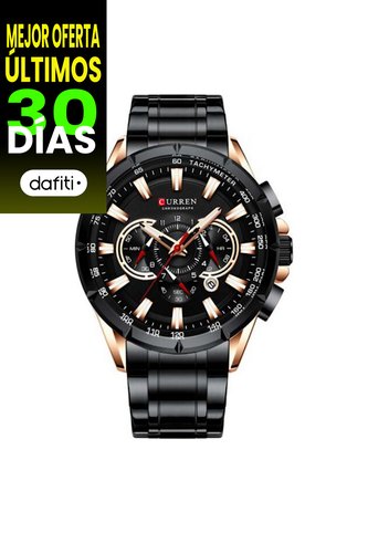 Reloj Para Hombre Curren 8363 8363Bk Negro Curren