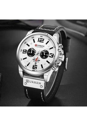 Reloj Curren 8314 Cronógrafo - Blanco