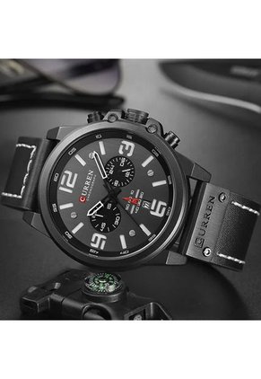 Reloj Curren 8314 Cronógrafo - Negro