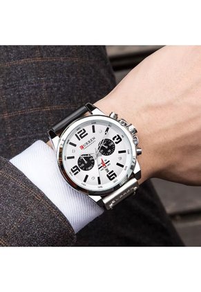 Reloj Curren 8314 Cronógrafo - Blanco