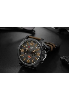Reloj Curren 8314 Cronógrafo - Cafe Oscuro