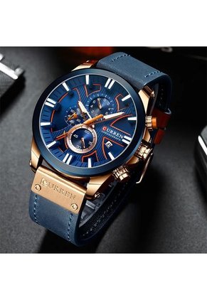 Reloj Curren 8346 Cronógrafo - Azul