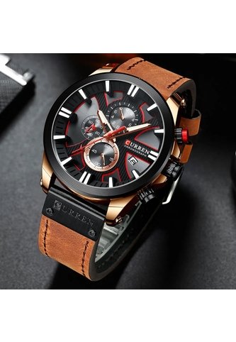 Reloj Curren Modelo KREC831911 Cafe Hombre Curren