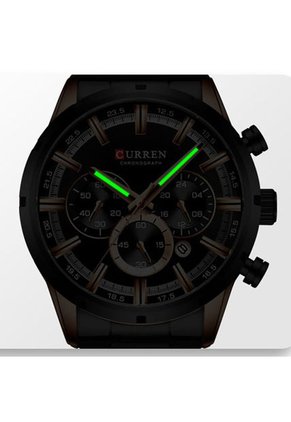 Reloj Curren 8355 Cronógrafo - Negro
