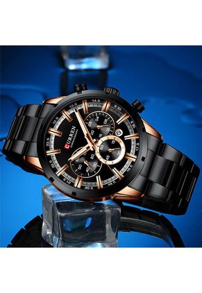 Reloj Curren 8355 Cronógrafo - Negro