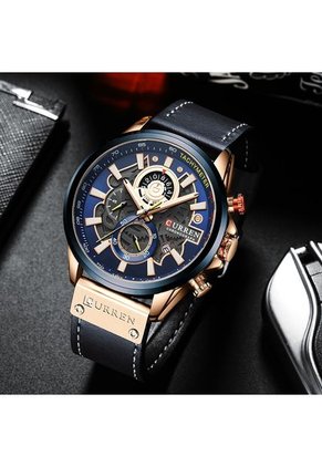 Reloj Curren 8380 Cronógrafo - Azul