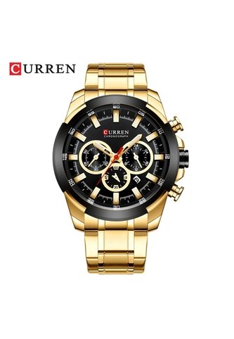 Reloj Para Hombre Curren Krec9418 Dorado Curren