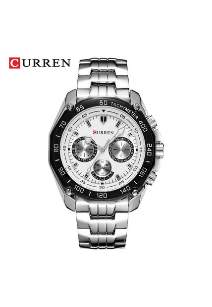 Reloj Para Hombre Curren Krea351902 Plateado