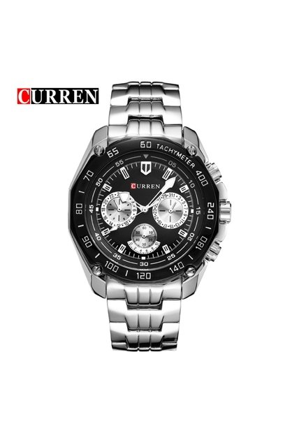 Reloj Para Hombre Curren 8077Slbk Plateado