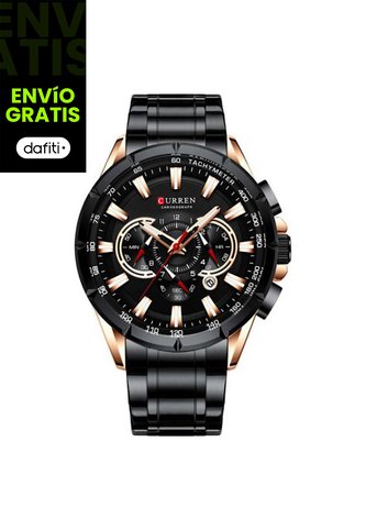 Reloj Para Hombre Curren 8363 8363Bk Negro Curren