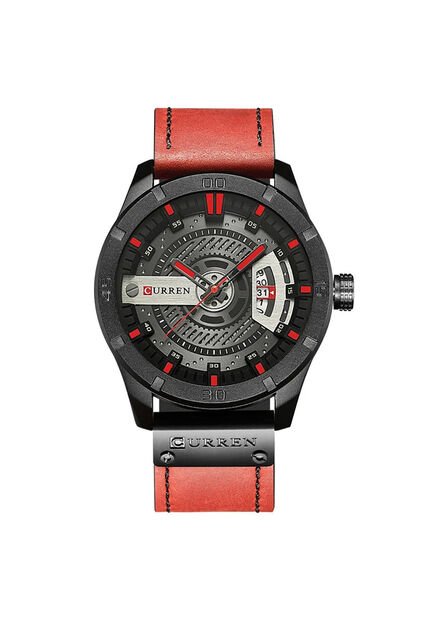 Reloj Curren 8301 Calendario - Rojo